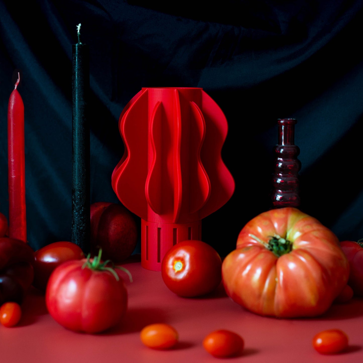 Lámpara Coral roja